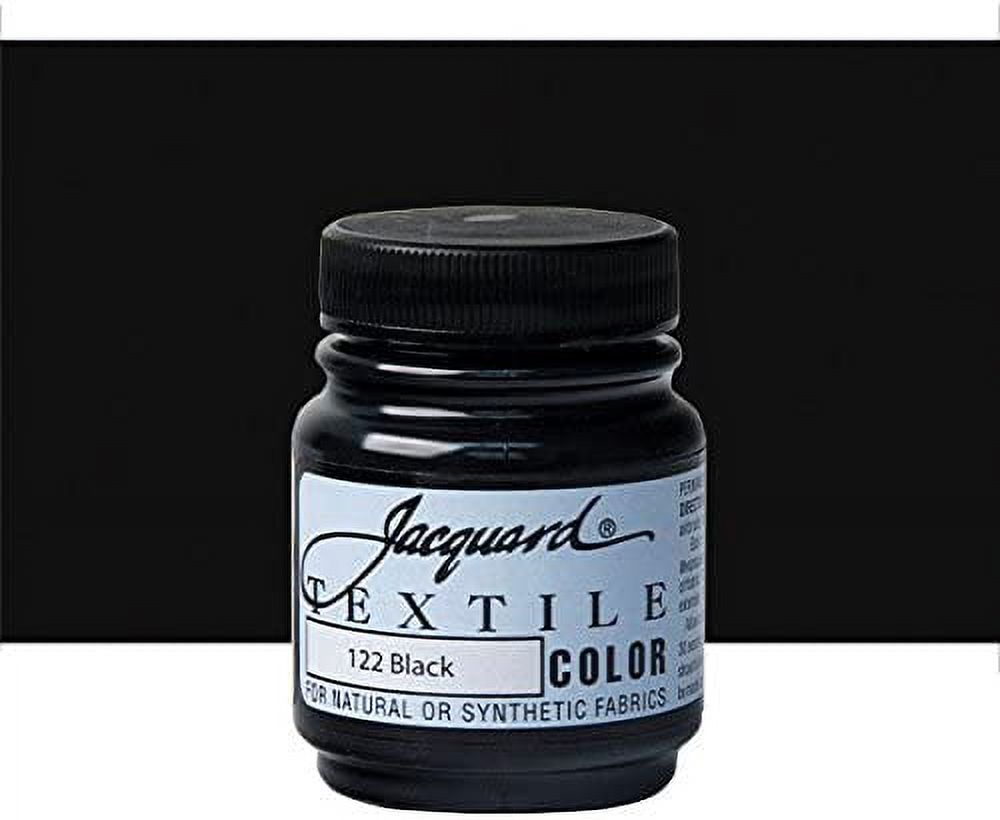 Jacquard Textile Color Fabric Paint 2.25Oz-Black
